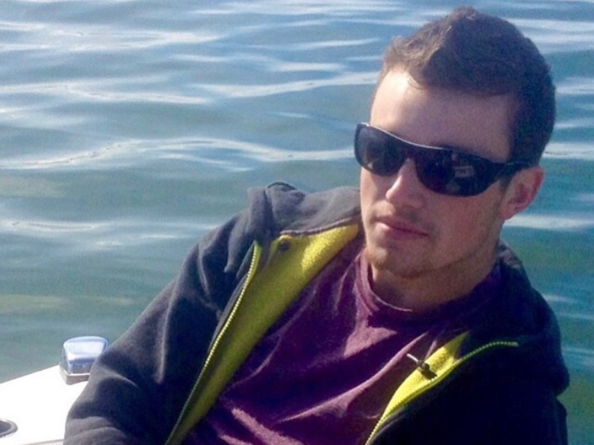 Chris Letourneau, son of STARS ally Cindy Letourneau pictured wearing sunglasses on a day on the water.