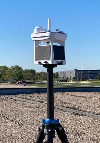 An image of a STARS weather station in Manitboa
